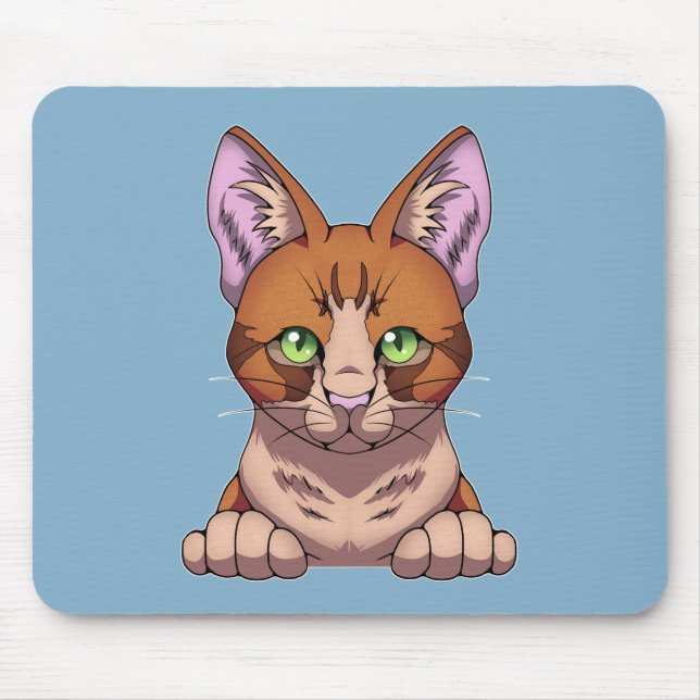 Niedliche Katze Mousepad (Vorne)