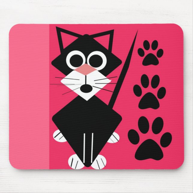 Niedliche Katze Mousepad (Vorne)