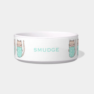 Niedliche Katze Napf