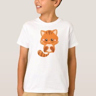 Niedliche Katze, Orangenkatze, Katze, Kitty, Kitte T-Shirt