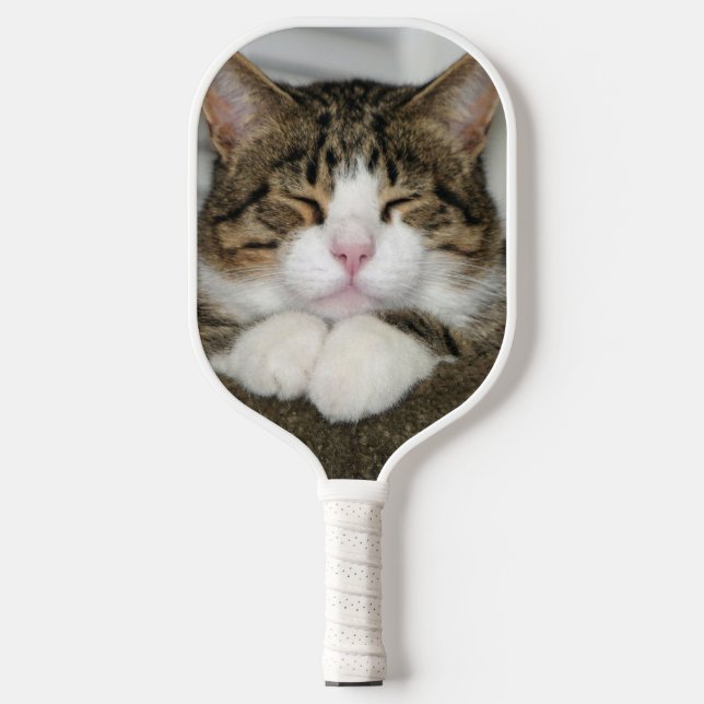 Niedliche Katze Pickleball Schläger (Vorderseite)