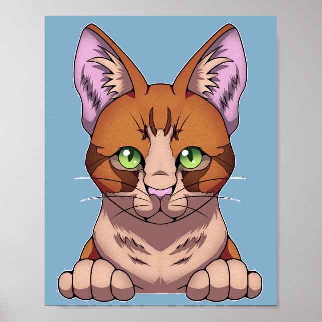 Niedliche Katze Poster (Vorne)