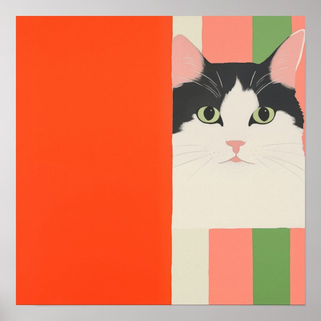 Niedliche Katze Poster (Vorne)
