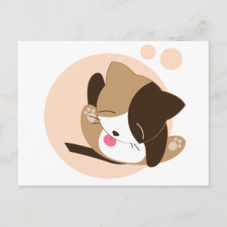 Niedliche Katze Postkarte