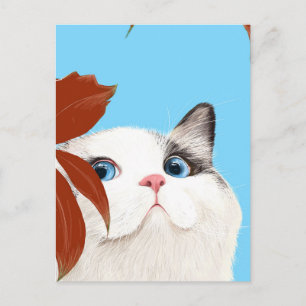 Niedliche Katze Postkarte