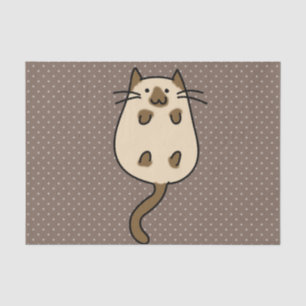 Niedliche Katze Seidenpapier