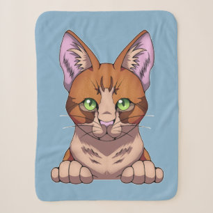 Niedliche Katze Sherpadecke