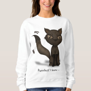 Niedliche Katze Sweatshirt