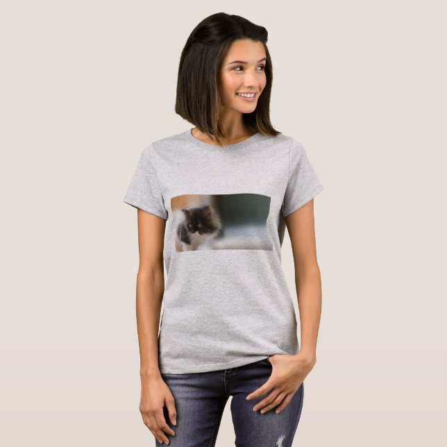 Niedliche Katze T-Shirt (Vorne ganz)