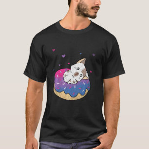 Niedliche Katze Tier Que Bi Pride Bisexualität Don T-Shirt
