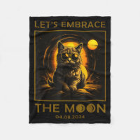 Niedliche Katze Totale Sonnenfinsternis Umarmen