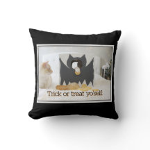 Niedliche Katze "Trick or Treat Yo'self" Halloween