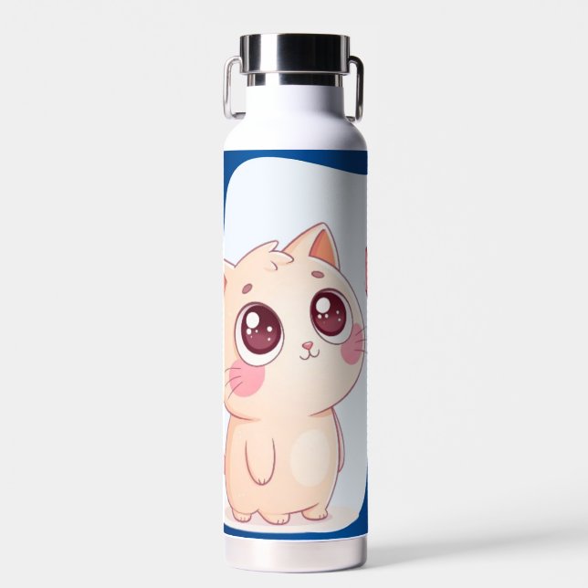 niedliche Katze Trinkflasche (Vorne)