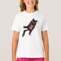 Niedliche Katze und Garne