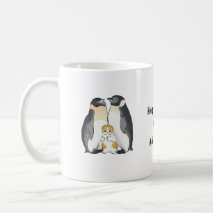Niedliche Katze und Pinguin, für Katze Lover Kaffeetasse