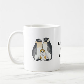 Niedliche Katze und Pinguin, für Katze Lover Kaffeetasse