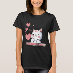 Niedliche Katze Valentine Day Kitten Kitty I Liebe T-Shirt
