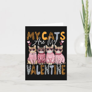 Niedliche Katze Valentine Shirt Meine Katze ist me Karte