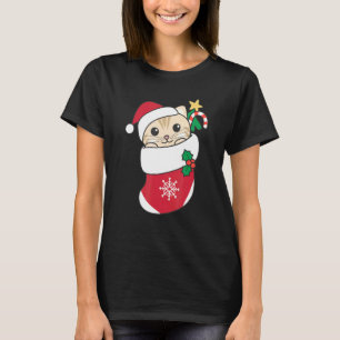 Niedliche Katze Weihnachten Katze T-Shirt