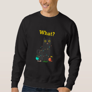 Niedliche Katze Weihnachten Weihnachten Sweatshirt