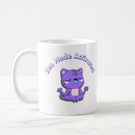 niedliche Katze, Zen-Modus, zen Katze Kaffeetasse