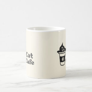 Niedliche Katzen-Café-Minimalist-Tasse Kaffeetasse