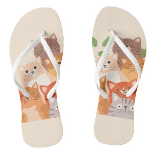 Niedliche Katzen Flip Flops