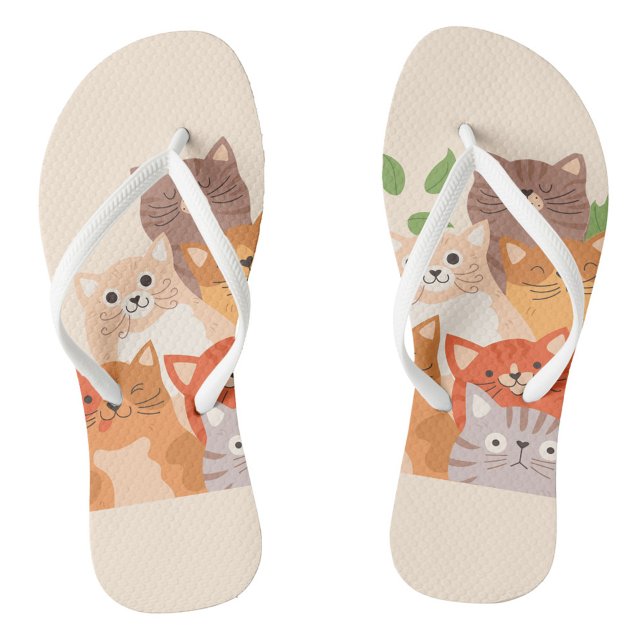 Niedliche Katzen Flip Flops (Von Creator hochgeladen)