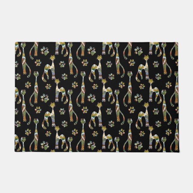 Niedliche Katzen Fußmatte (Vorderseite)