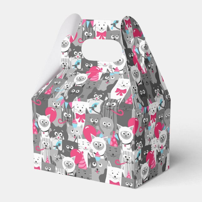 Niedliche Katzen - Gefälligkeitsbox Geschenkschachtel (Vorderseite)