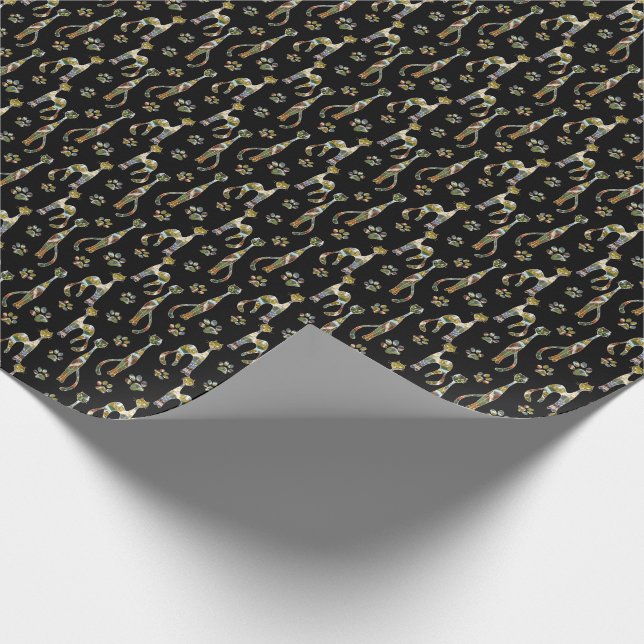 Niedliche Katzen Geschenkpapier (Ecke)