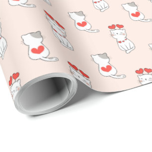 Niedliche Katzen Geschenkpapier