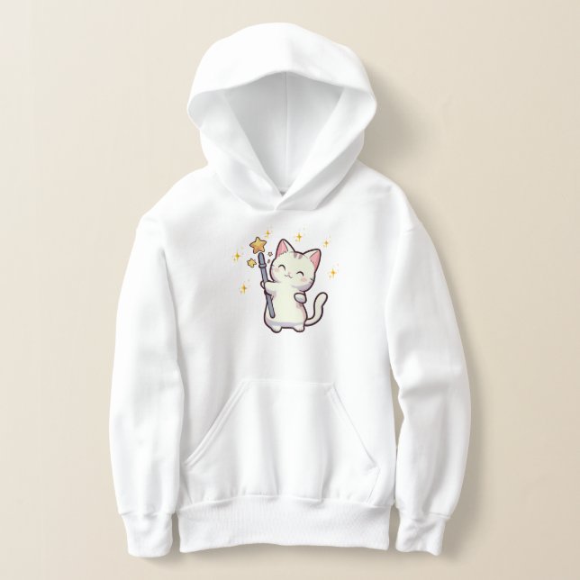 Niedliche Katzen halten die Zauberwand Hoodie (Ablage )