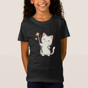 Niedliche Katzen halten die Zauberwand T-Shirt