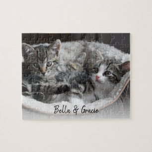 Niedliche Katzen Haustiere Foto Personalisierte Ha Puzzle