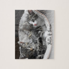 Niedliche Katzen Haustiere Foto Personalisierte Ha Puzzle