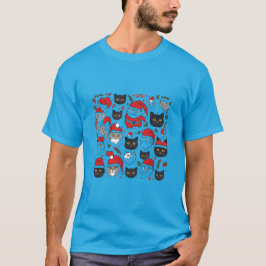 Niedliche Katzen im Festivals-T - Shirt