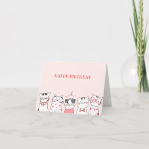 Niedliche Katzen Karte