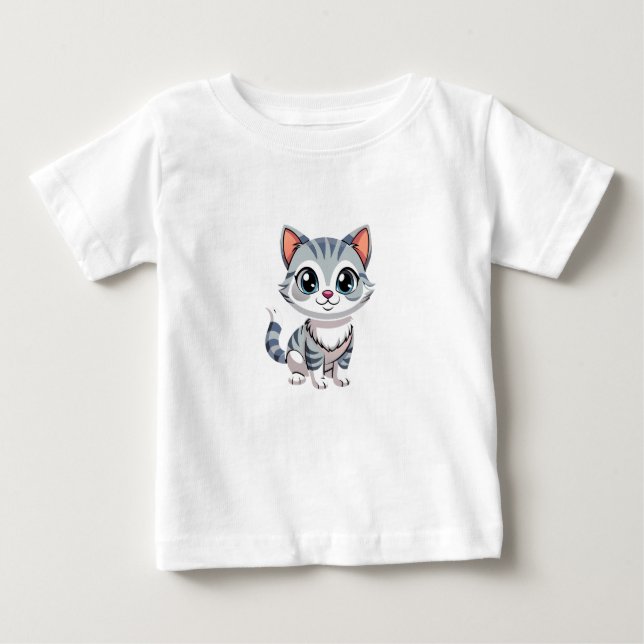 Niedliche Katzen & Kätzchen - Adorable Feline Comp Baby T-shirt (Vorderseite)