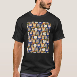 Niedliche Katzen Katzen in Uniform T-Shirt