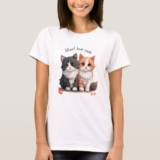 Niedliche Katzen, Katzengeschenke, Katzenliebhaber T-Shirt