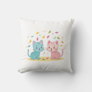Niedliche Katzen Kissen