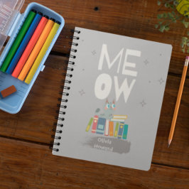 Niedliche Katzen lesen Bücher Personalisierter Nam