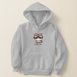 Niedliche Katzen mit Brille ändern Text Hoodie
