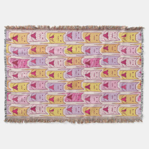 Niedliche Katzen mit liebevollen Herzen Decke