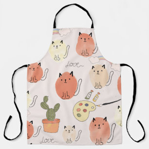 Niedliche Katzen nahtlos Schürze