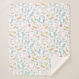 Niedliche Katzen Sherpadecke