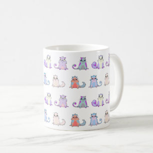 Niedliche Katzen sind cryptokitties Muster 1 Kaffeetasse