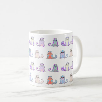 Niedliche Katzen sind Kryptokitten Muster 1 Kaffeetasse