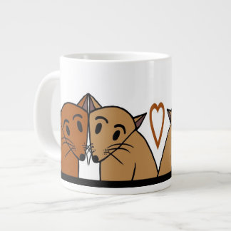 Niedliche Katzen-Tasse Jumbo-Tasse